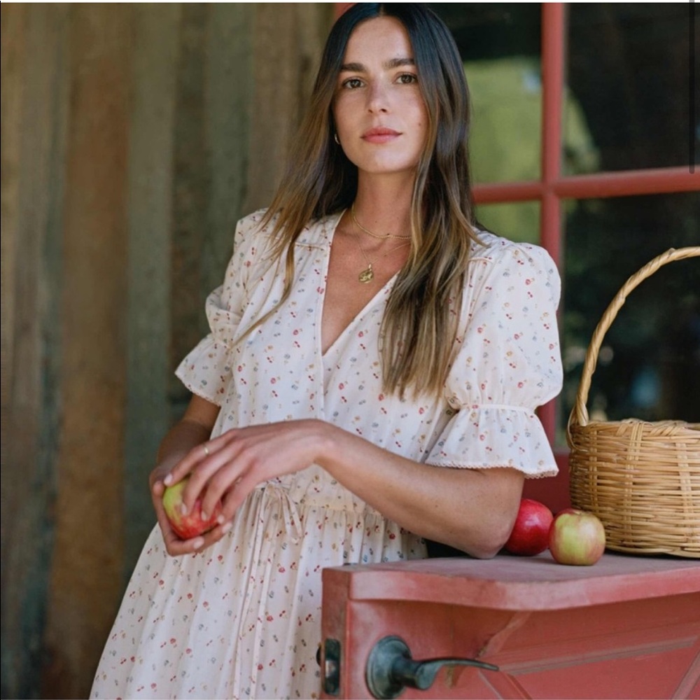 CHRISTY DAWN Della Dress Carnelian Aster Garden